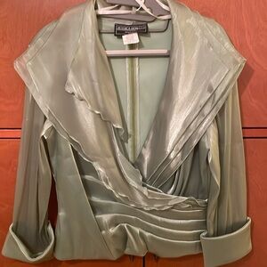 Jessica Howard blouse top, perfect for evening out, Holiday, wedding, size 14